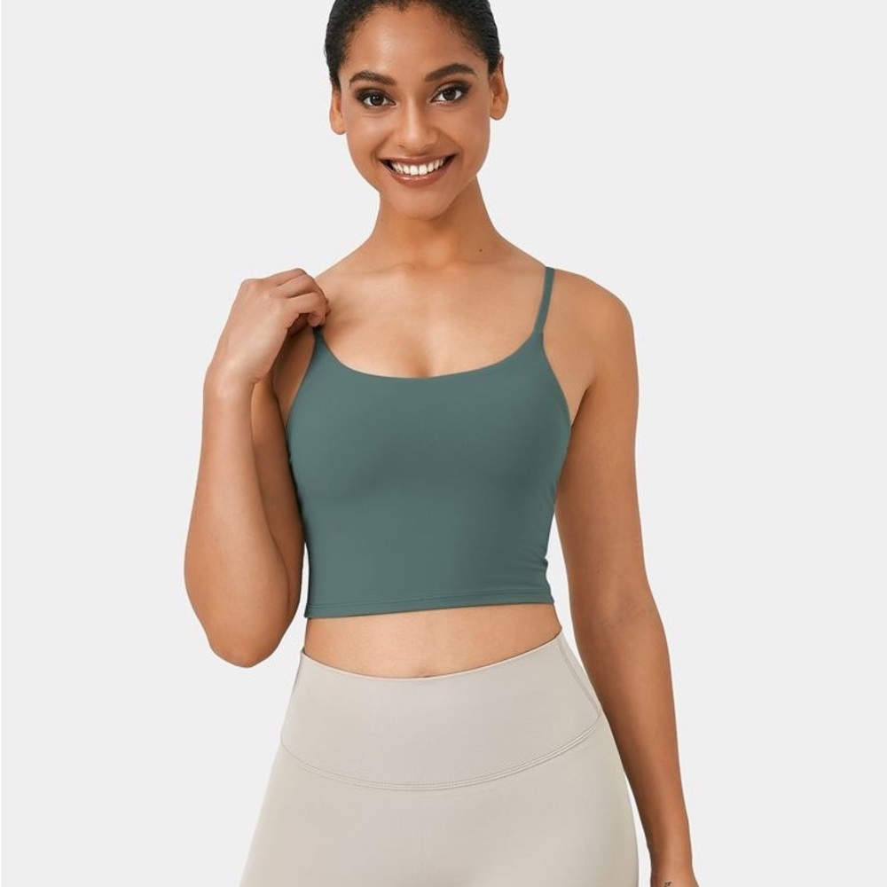 NWT HALARA In My Feels Cropped Tank Top